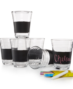 UPC 883314492316 product image for Luminarc Set of 6 Chalk Party Glasses | upcitemdb.com