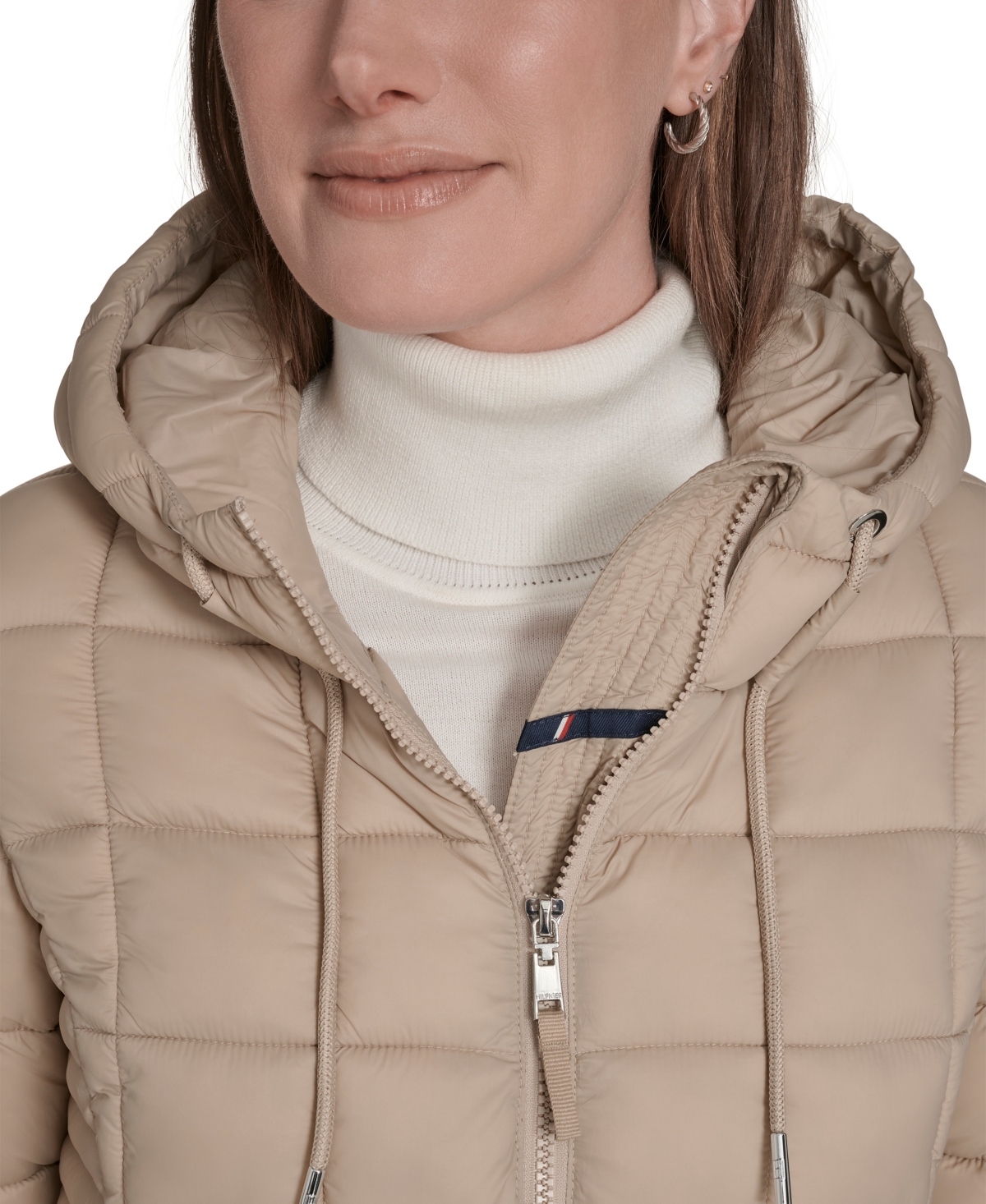 Tommy Hilfiger Women's Packable Hooded Puffer Jacket