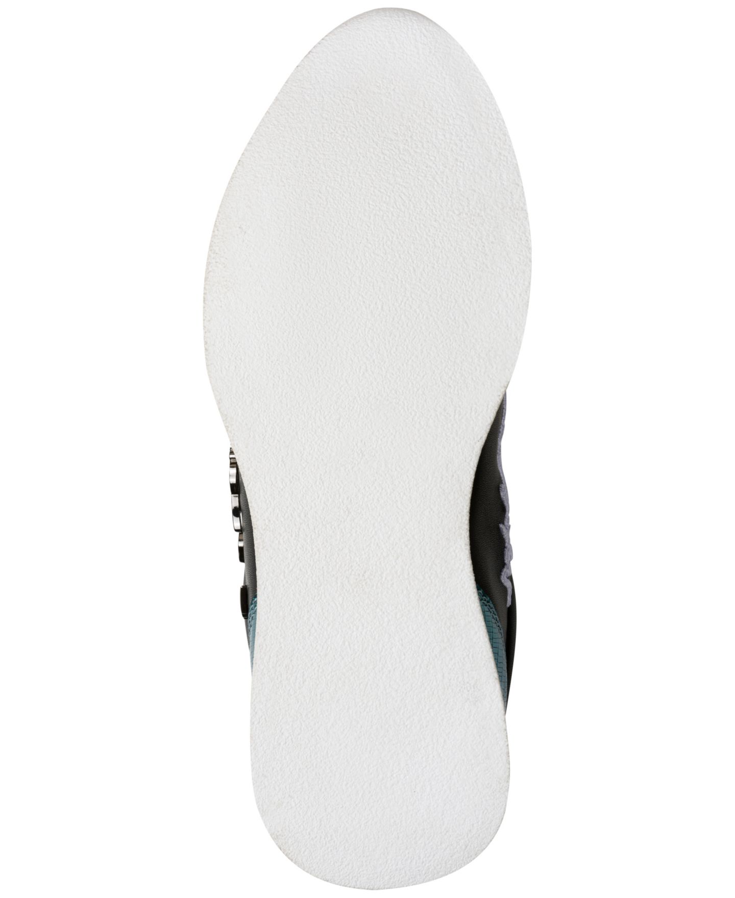 Женские кроссовки KARL LAGERFELD PARIS Minia Pins Lace-Up, цвет: Чёрный разноцветный — фото 5