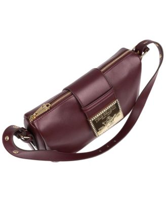 East West Shoulder Bag with Belt Buckle Tab