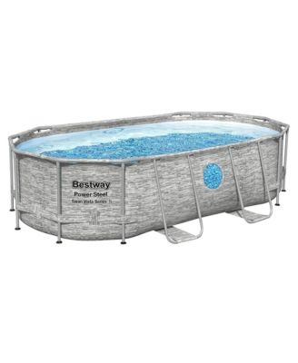 Power Steel Swim Vista 14' x 8'2" x 39.5" Above Ground Swimming Pool Set
