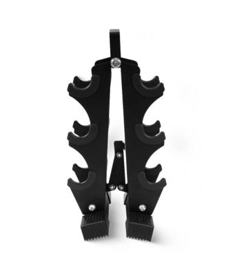 5, 8, and 12 Pound Neoprene Coated Dumbbell Set with Stand