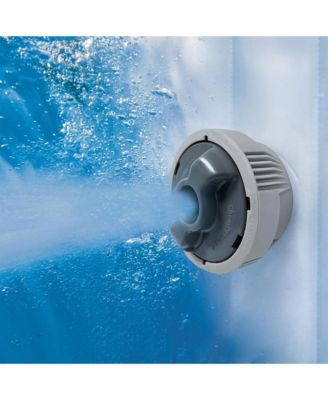 SaluSpa St Moritz AirJet Inflatable Hot Tub w/ 180 Soothing Jets, Brown