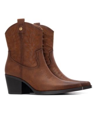 Women's Embroidered Italian Western Booties By XTI