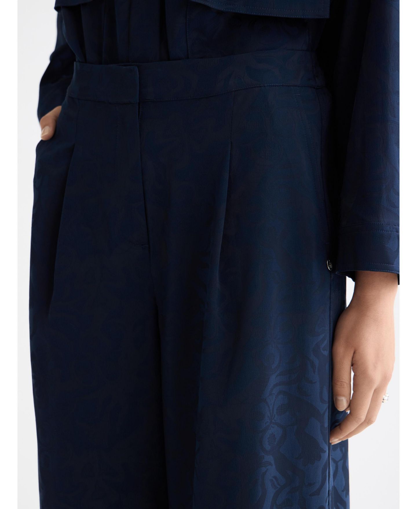 Женские брюки SCOTCH & SODA Eleni - High Rise Wide Leg, цвет: Небесно-голубой — фото 3