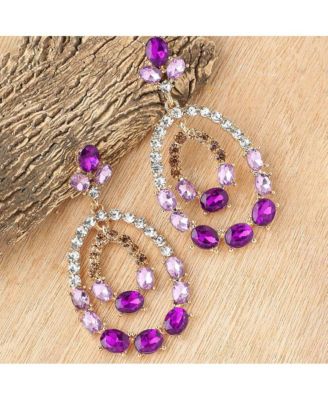 Women's Brown Dangling Drop Earrings