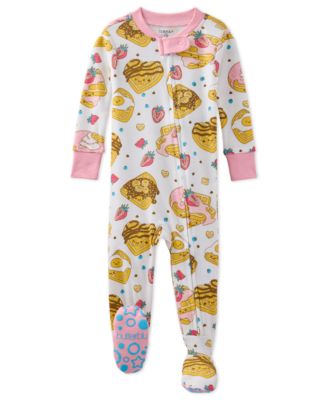 Baby Girls Cruz Cotton Snug-Fit Footed Pajamas