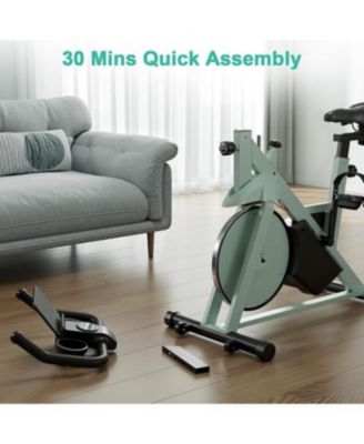 Superun Indoor Smart Stationary Cycling Bike with PitPat App, 1-32 Magnetic Resistance-Black