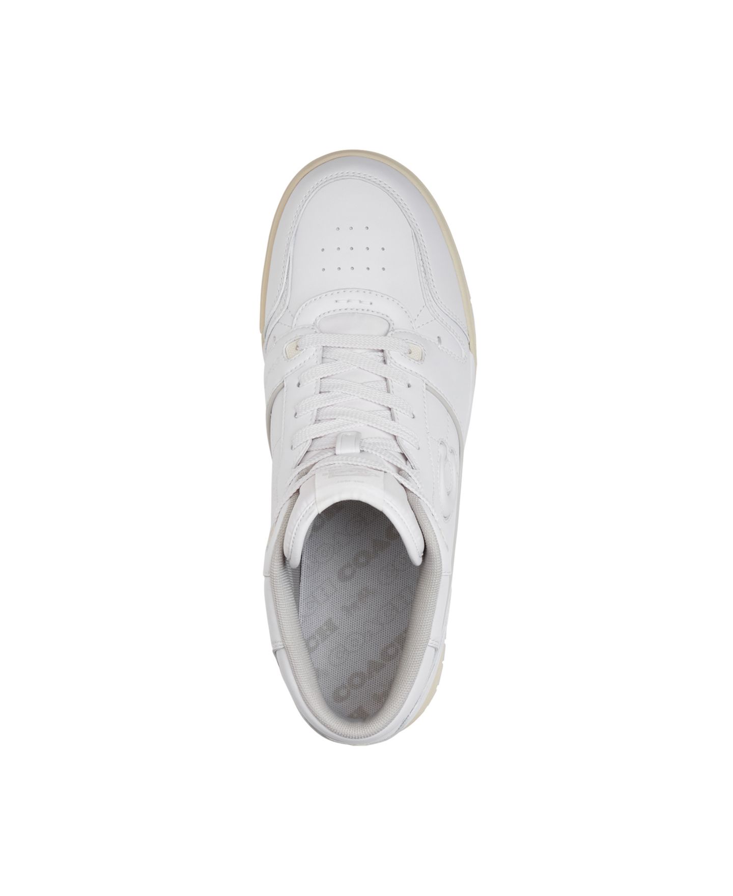Мужские кроссовки COACH Soho Mid Top Signature, цвет: Оптический белый — фото 5