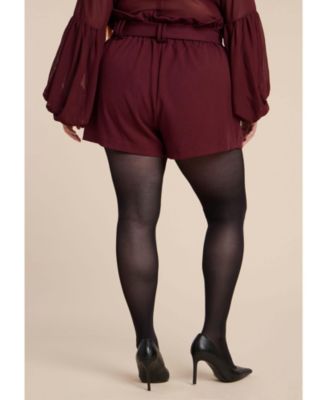 Women's Paperbag Waist Mini Short