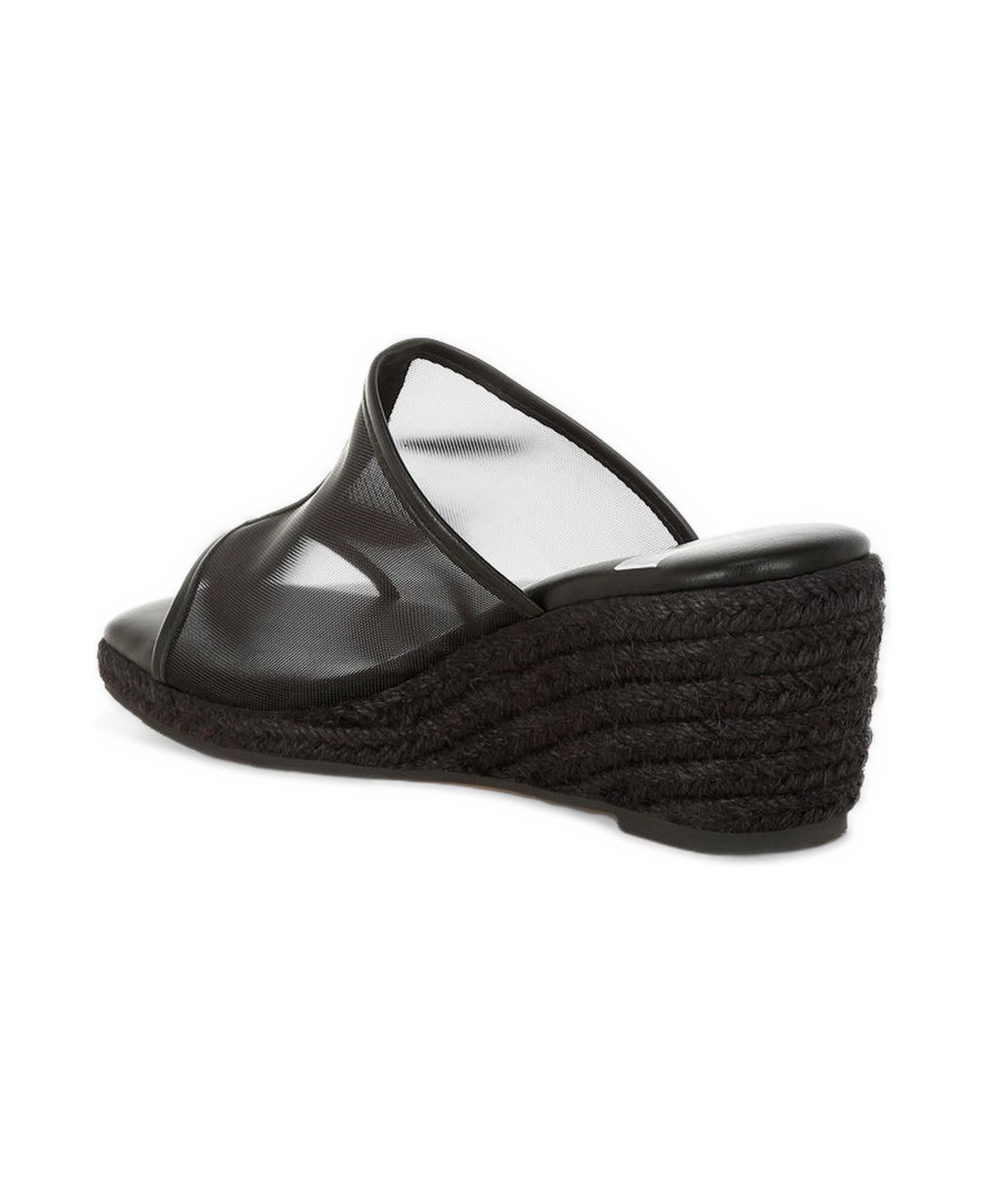 Женские сабо на танкетке Rag & Co Seraphine из дышащей сетки, цвет: Чёрный сетчатый — фото 3