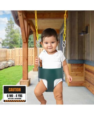 High Back Bucket Seat with Heavy Duty Seat Combo Pack – Toddler and Kids Seat for Swing Sets – Durable and Safe Design