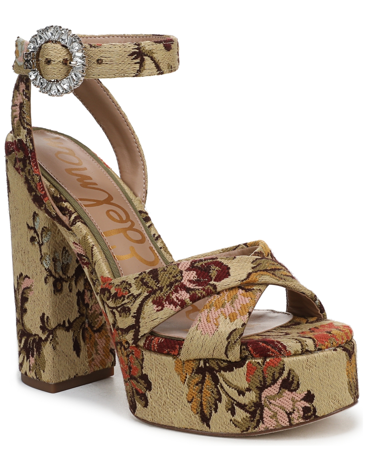 Sam Edelman Women's Savannah Glow Platform Dress Sandal