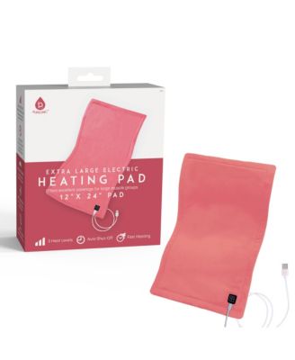 Large Electric Heating Pad with USB-C – 12"x24", Ultra Soft Fabric, 3 Heat Settings, Auto Shut-Off