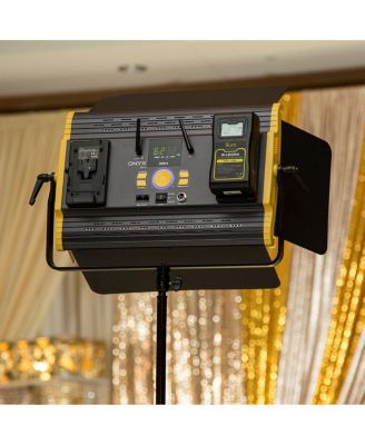 Onyx 2 x 1 Bi-Color LED Light with V-Mount Battery Plate, 22 x 16 x 1.75"