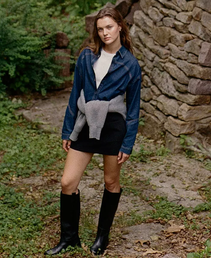 Women's Azra Twill Mini Skirt - thumbnail 10