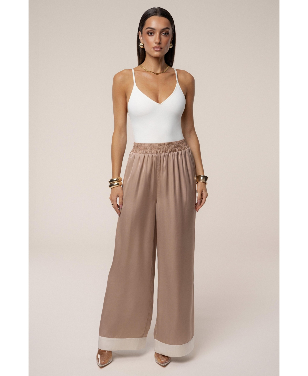 Jluxlabel Women's Jet Set Wide Leg Pants