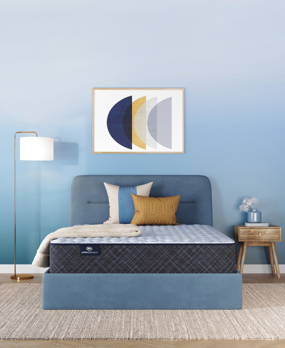 Serta Perfect Sleeper Iceland Poppy 12" Firm Tight Top Mattress, King In Transparent