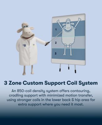 Perfect Sleeper Iceland Poppy 13.5" Medium Tight Top Mattress, Full