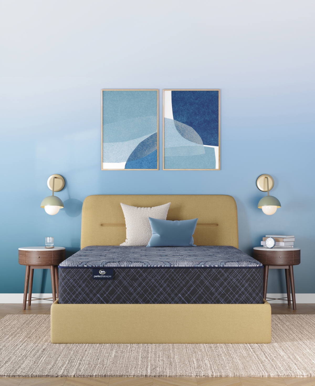 Serta Perfect Sleeper Tundra Valley 14 Firm Hybrid Tight Top Mattress Collection In Transparent