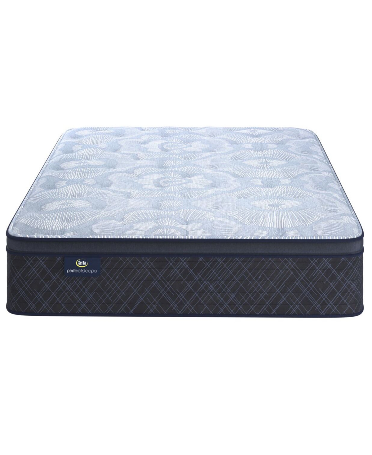 Serta Perfect Sleeper Iceland Poppy 14" Plush Pillow Top Mattress Set, Twin In Transparent