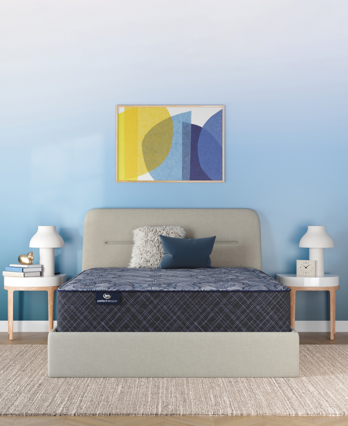 Serta Perfect Sleeper Osiria Rose 13 Plush Tight Top Mattress Collection In Blue