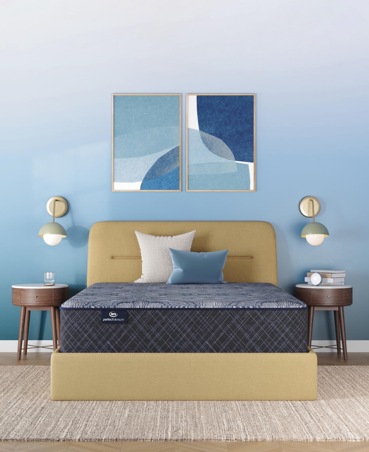 Serta Perfect Sleeper Tundra Valley 14 Firm Hybrid Tight Top Mattress Collection In Transparent