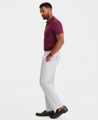 Men's Classic-Fit Sharkskin Dress Pants