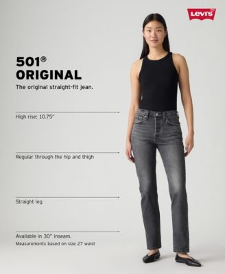 Women's 501 Original-Fit Straight-Leg Jeans