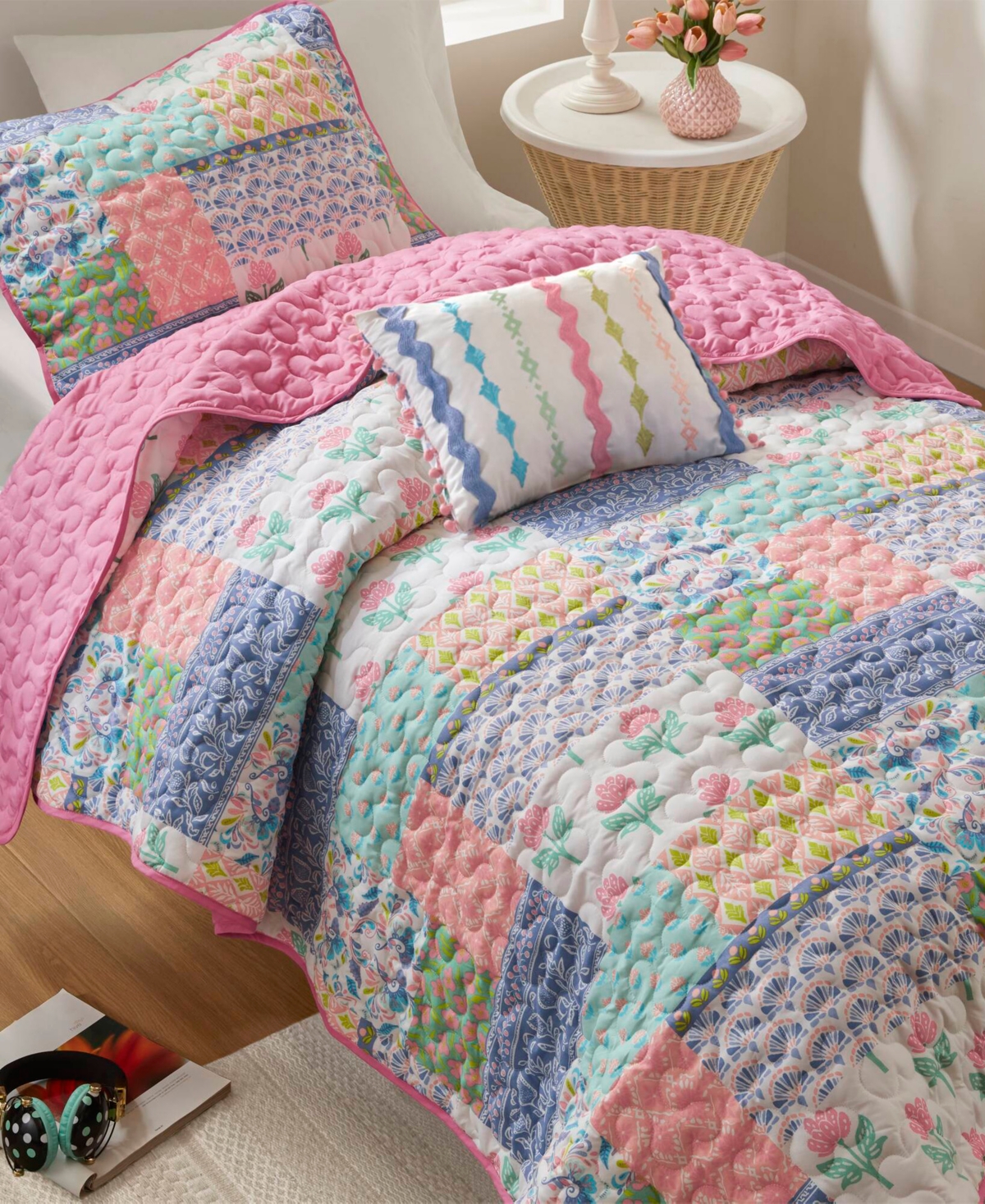 Intelligent Design Nellie Patchwork 3-Pc. Quilt Set, Twin/Twin Xl