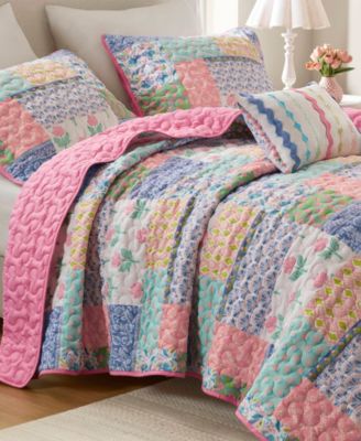 Nellie Patchwork 4-Pc. Quilt Set, Full/Queen