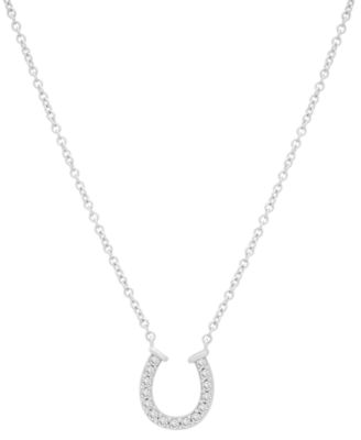 Wrapped - Diamond Necklace (1/10 ct. t.w.) in 10K White Gold