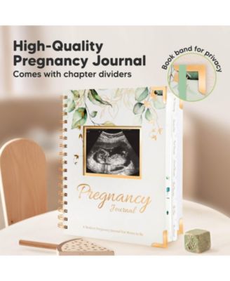 Pregnancy Journal Memory Book: Inspire, 90 Pages Hardcover Pregnancy Book, Pregnancy Journals for First Time Moms