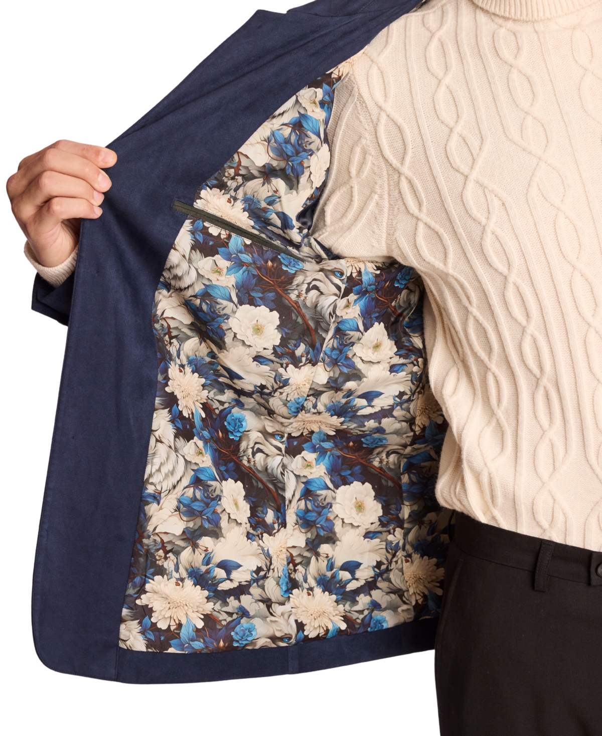 Paisley & Gray Men's Button-up Jacket In Blue