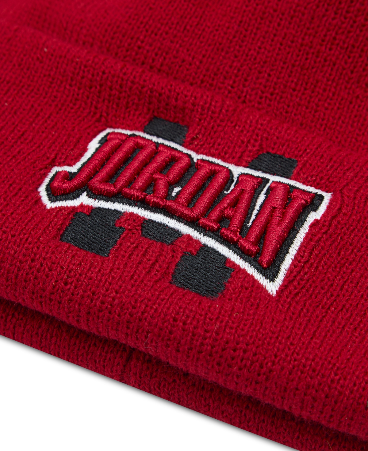 Jordan Kids 8-20 2-piece Neutral Patch Beanie And Gloves Set In Red