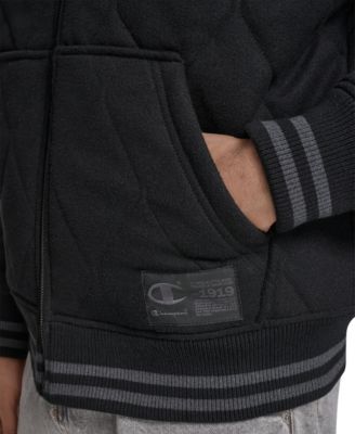 Men's Wool Blend Quilted Jacket