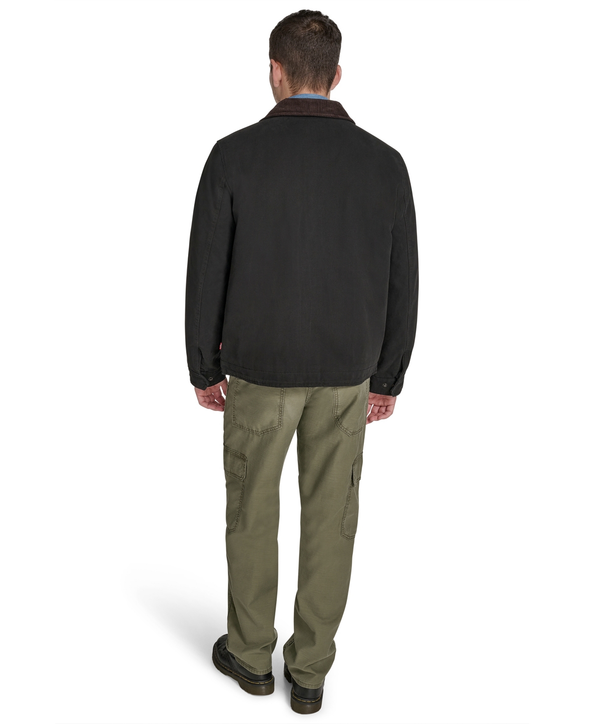 Levi's Men's Cotton Canvas Depot Jacket In Black