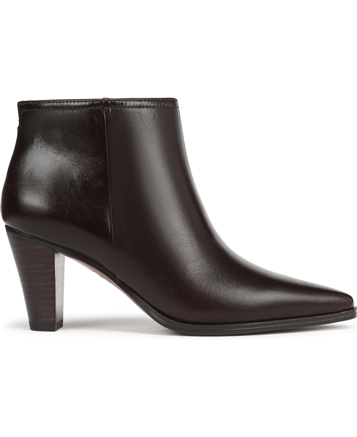 Franco Sarto Women's Josiah Pointed Toe Zip Short Boots In Brown