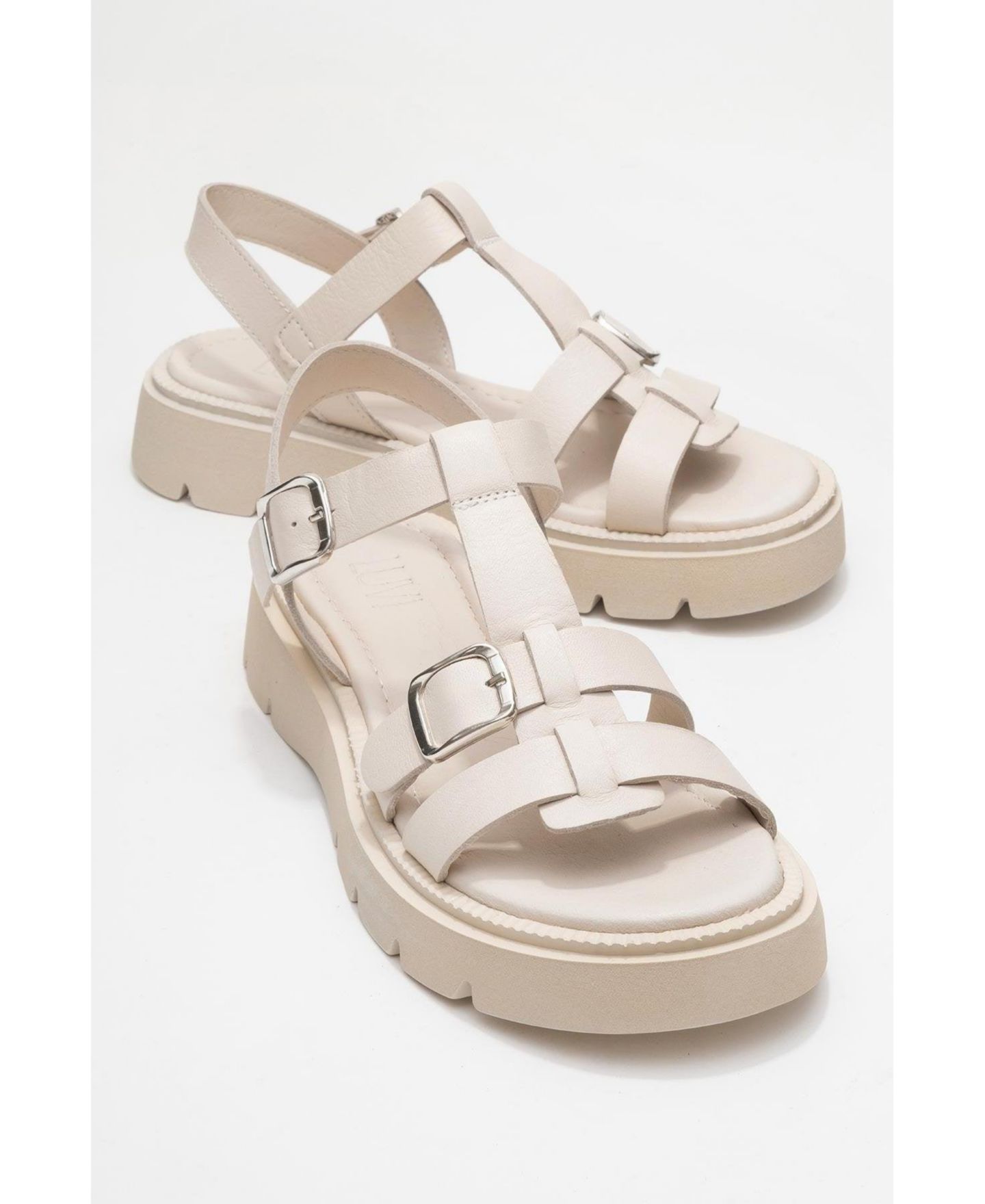 Женские сандалии Forever & Always Shoes Melvin Leather (Women), цвет: Бежевый кожаный — фото 6