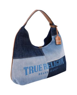 Patchwork Denim Hobo Bag