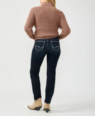 Women's Suki Mid Rise Curvy Fit Straight Jeans