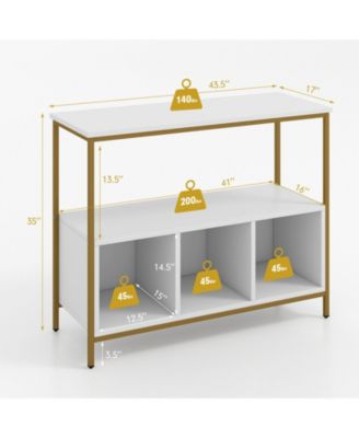 Modern Kitchen Buffet Sideboard with 3 Compartments