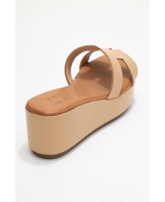 Lia Leather Platform Sandal (Women)