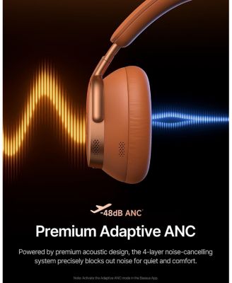 Inspire XH1 ANC Headphones with Dolby Audio Hi-Res Sound and 100H Playtime