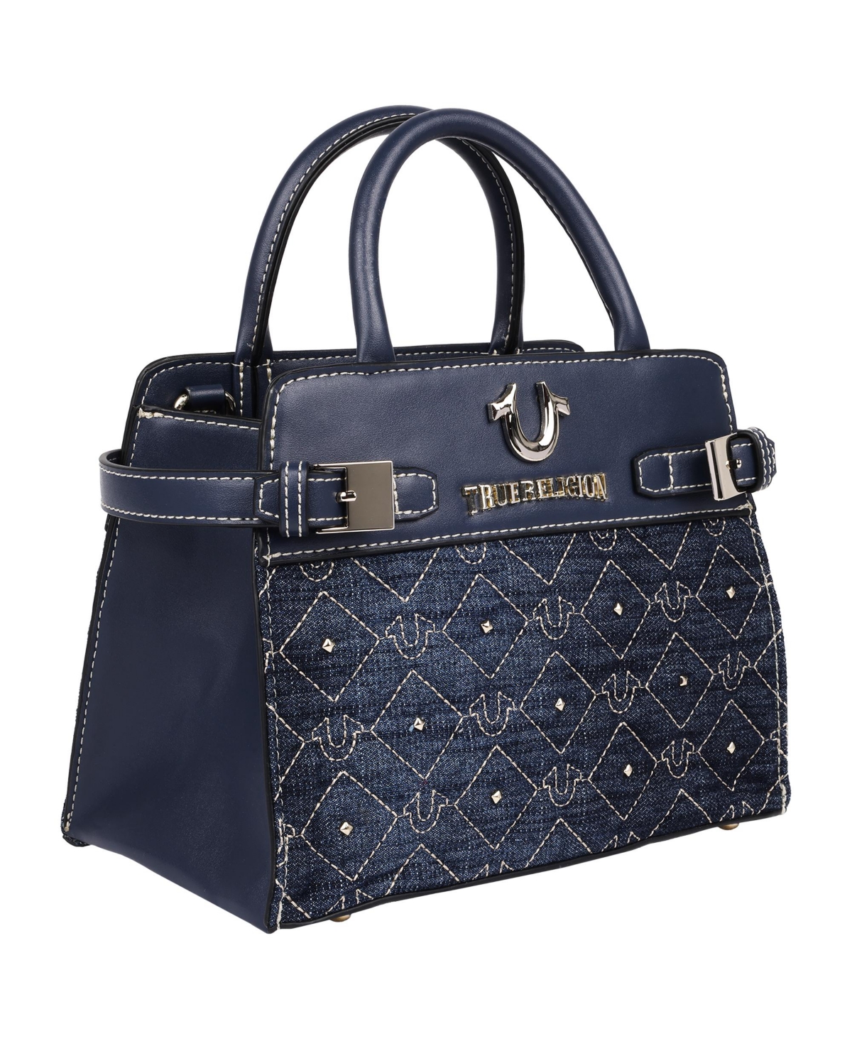 True Religion Studded Denim Tote