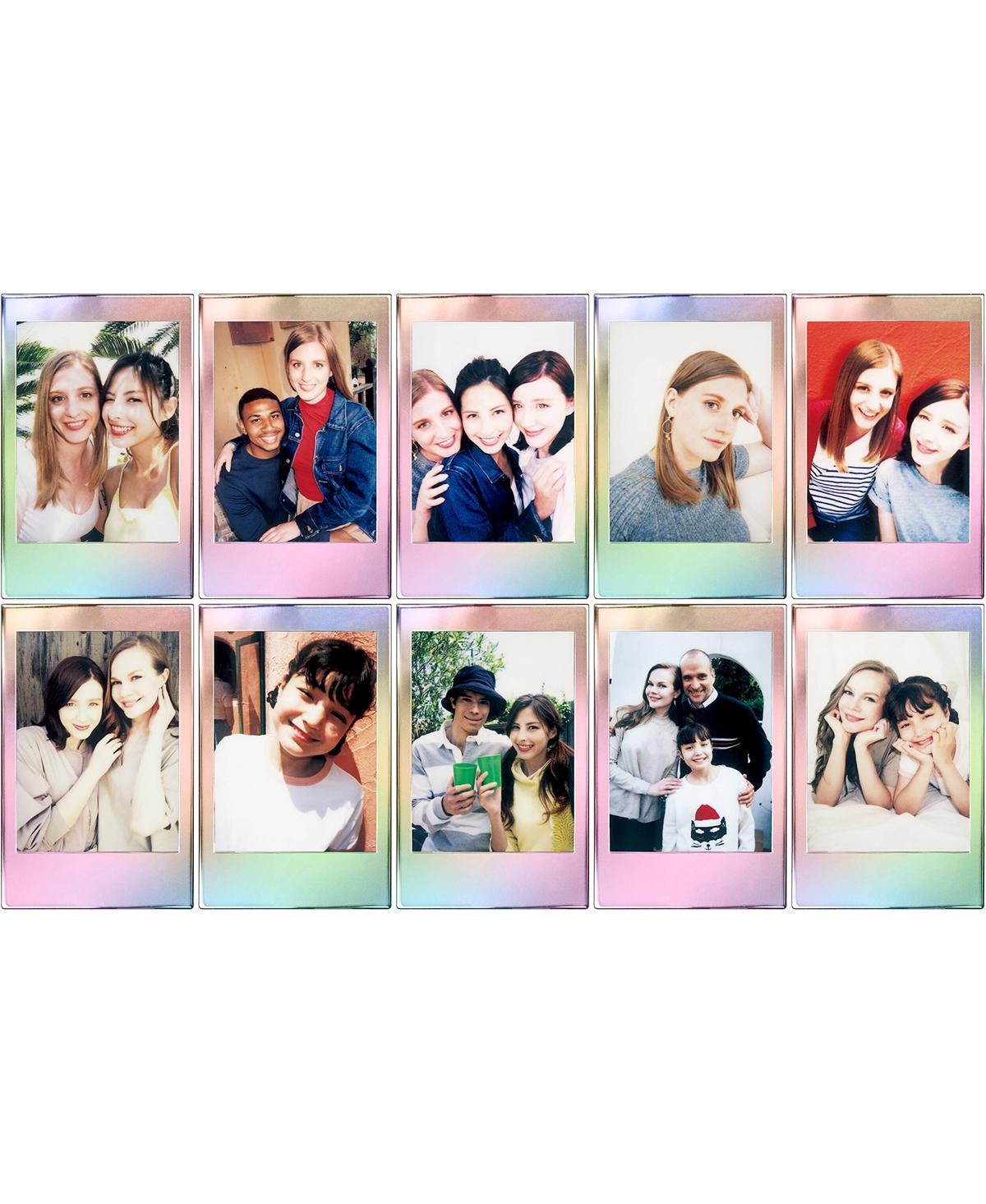 Fujifilm Instax Mini Mermaid Tail Film, 5-Packs of 10 Exposures + Slinger Photo Album for Instax Mini