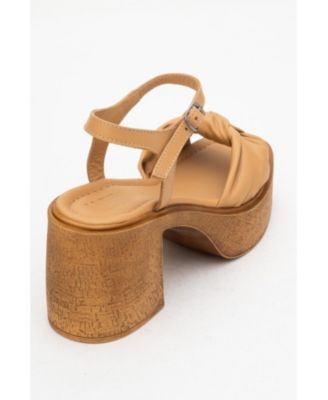 Tily Platform Wedge Leather Sandal (Women)