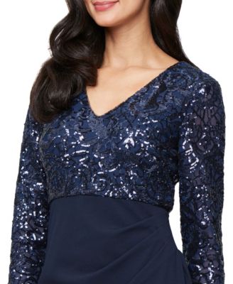 Women's V-Neck Empire Waist Dress