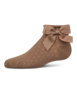 Big Girls Pointelle Soft Stretch Cotton Anklet Socks