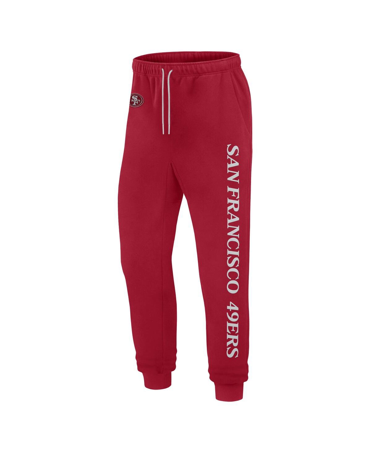 Fanatics Men's And Women's Scarlet San Francisco 49ers Elements Phenom Fleece Jogger Pants In Red